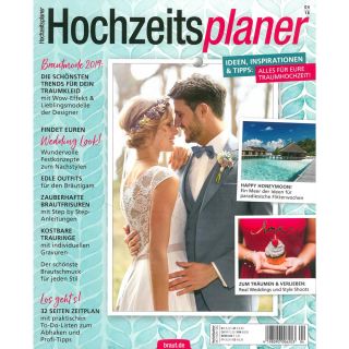 https://www.braut.de|Hochzeitsplaner 04/18 Cover